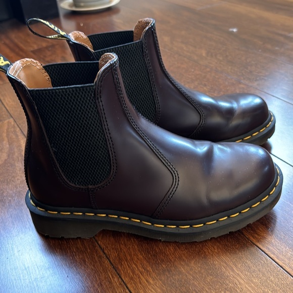 Dr Martens 2976 YS burgandy Unisex Like New w/ box - Picture 6 of 12